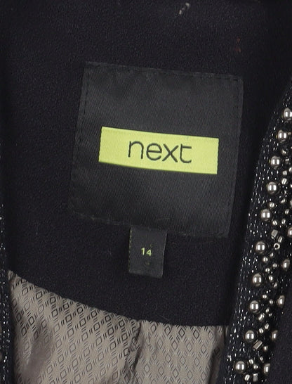 Next Women's Black Blazer, Size 14, Elegant Woven Business Wear