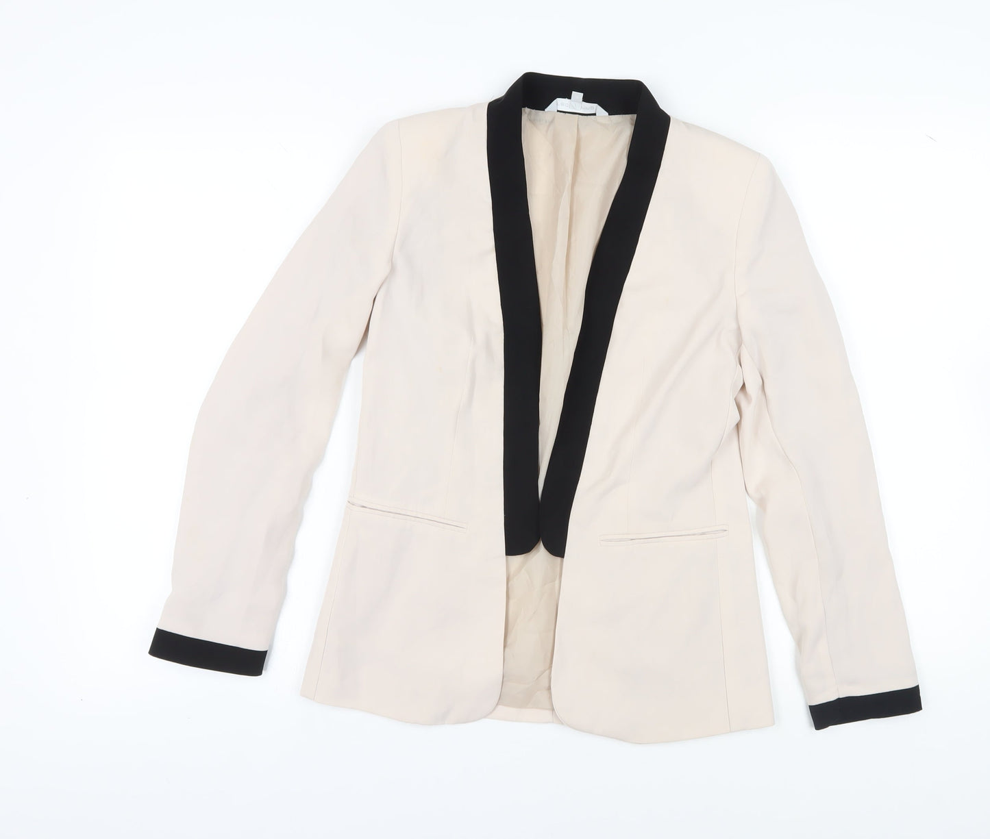 Red Herring Women's Beige Tuxedo Blazer Size 8