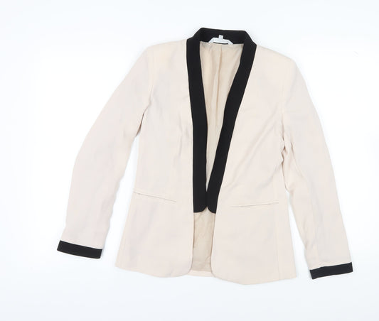 Red Herring Women's Beige Tuxedo Blazer Size 8