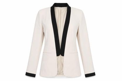 Red Herring Women's Beige Tuxedo Blazer Size 8