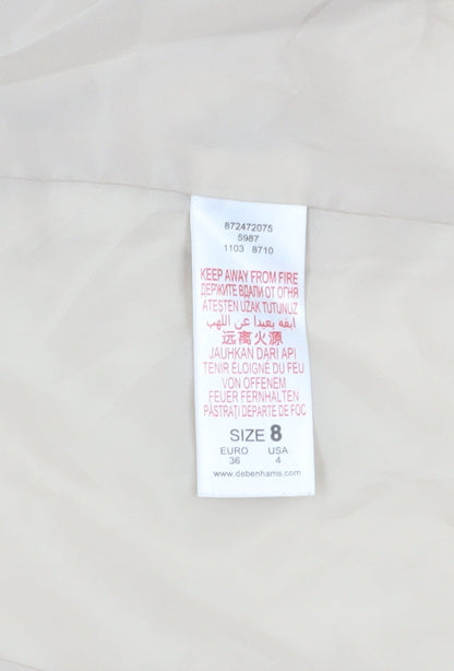 Red Herring Women's Beige Tuxedo Blazer Size 8