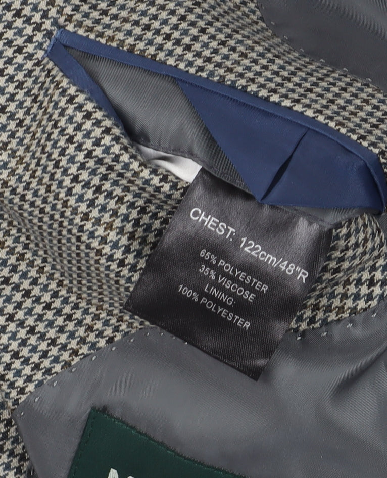 Mens UK Size 48 Greenwoods Regular Grey Suit Jacket