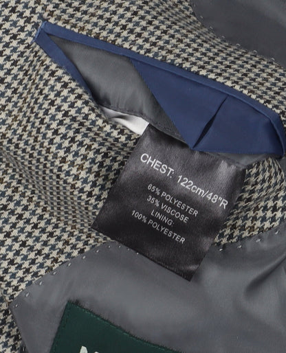 Mens UK Size 48 Greenwoods Regular Grey Suit Jacket