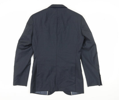 Mens UK Size 36 French Connection Regular Blue Suit Jacket