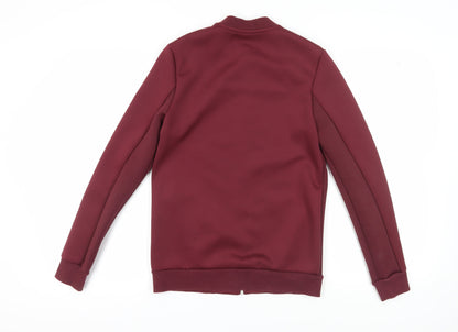 Mens UK Size XS River Island Red Full Zip Sweatshirt