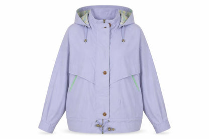 Womens UK Size 14 C&A Purple Anorak Coat