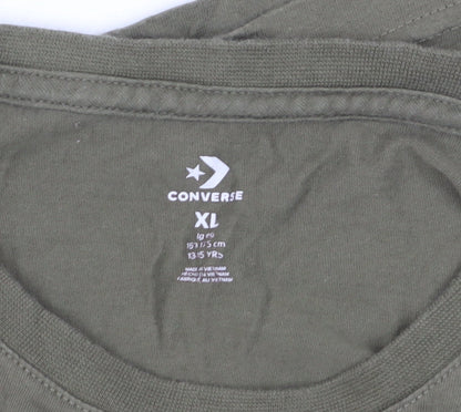 Converse Boys XL Graphic Logo Cotton T-Shirt