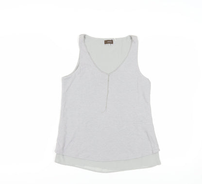 Crosby Women's Grey Linen Blend Tank