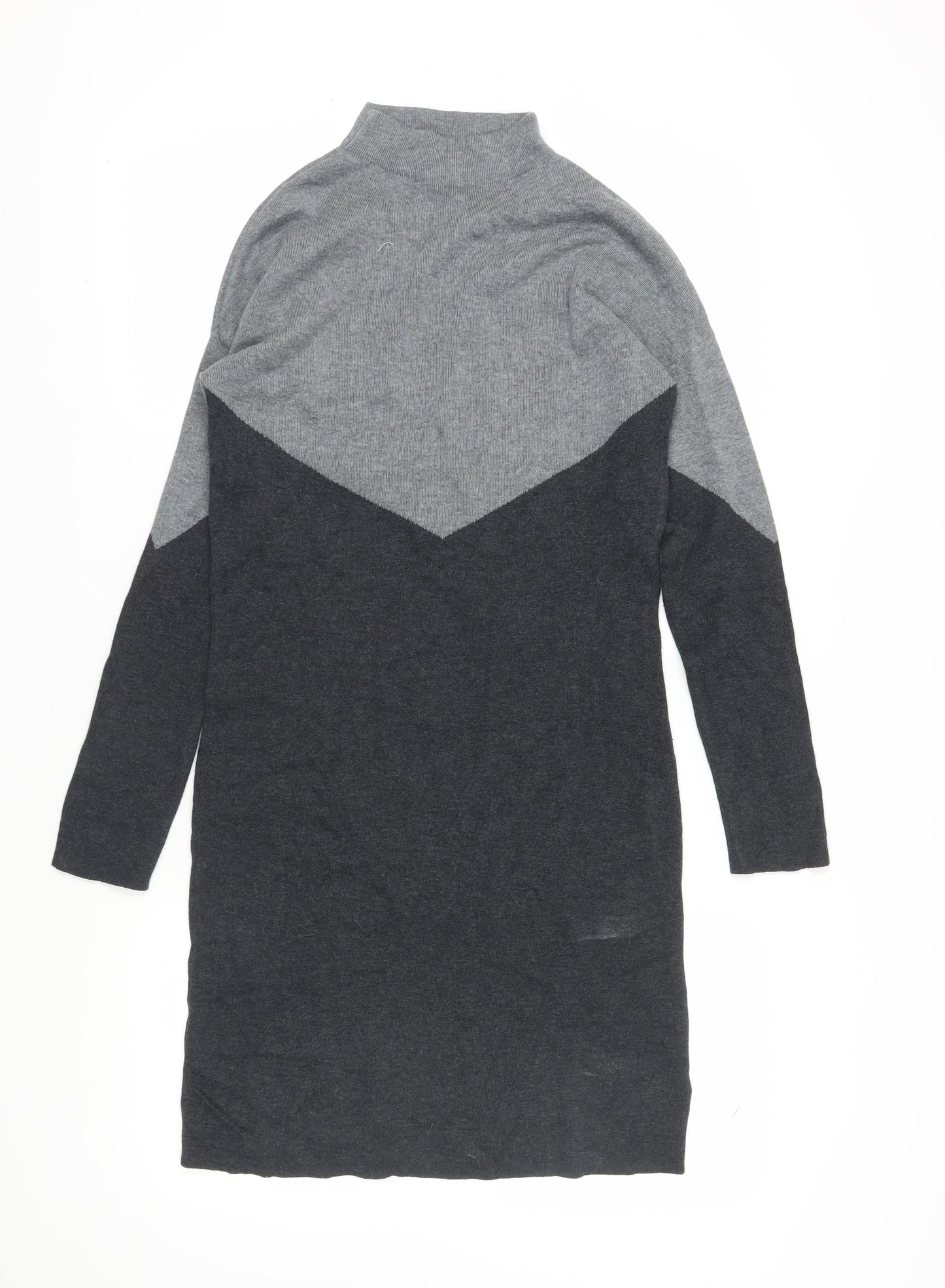 Cynthia Rowley Women's Grey Jumper Dress M