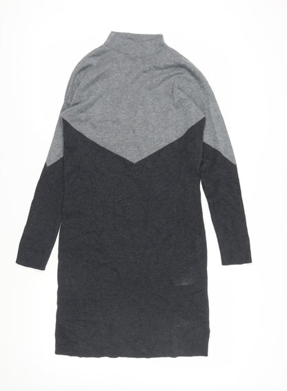 Cynthia Rowley Women's Grey Jumper Dress M