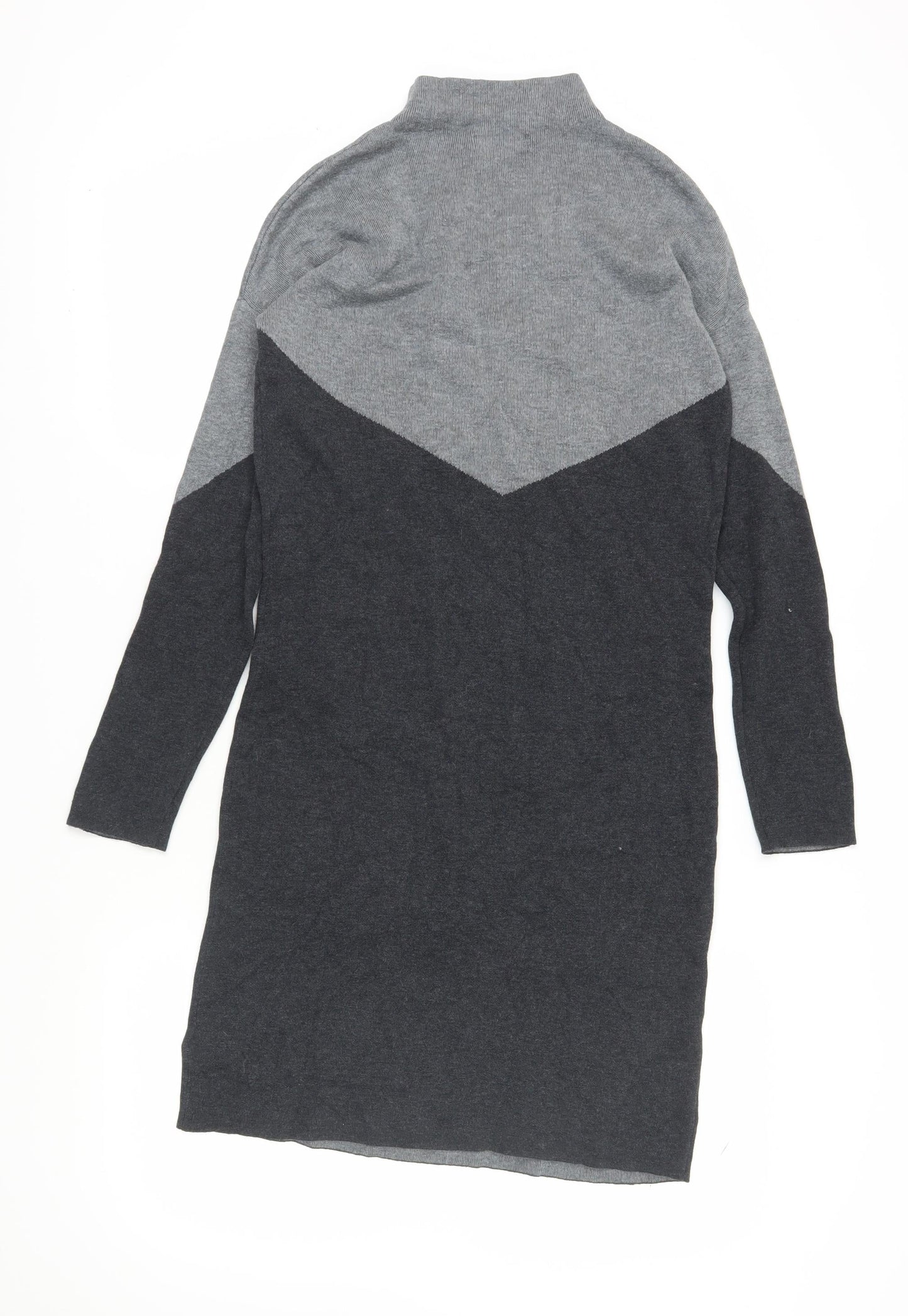 Cynthia Rowley Women's Grey Jumper Dress M