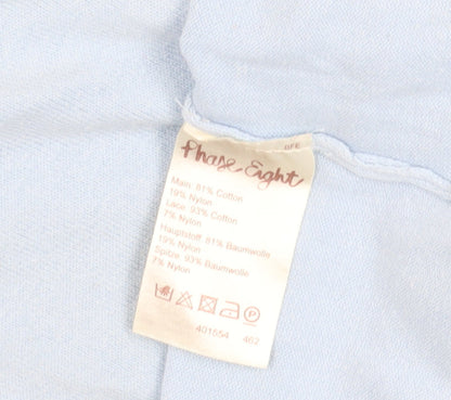 Womens UK Size 12 Phase Eight Blue Camisole Blouse