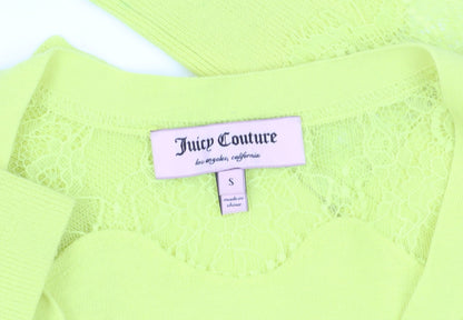 Juicy Couture Women's Green Cardigan S, V-Neck