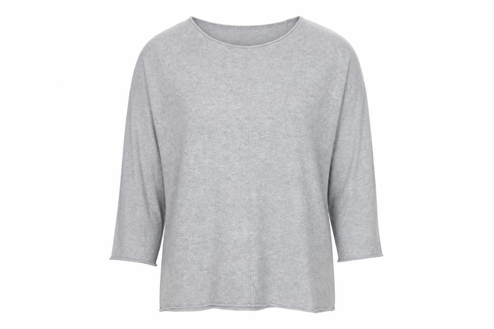 Womens UK Size M EAST Grey Basic Jersey