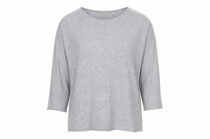 Womens UK Size M EAST Grey Basic Jersey