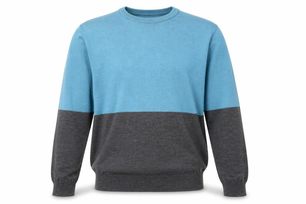 Mens UK Size M Marks and Spencer Blue Pullover Jumper