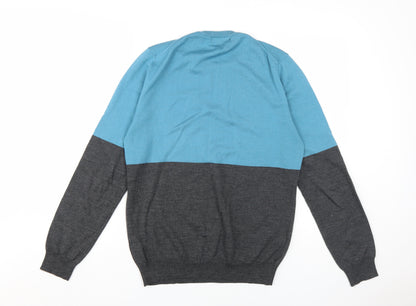 Marks and Spencer Men's Blue Pullover Jumper M