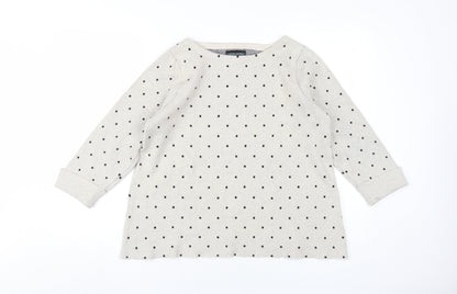 Womens UK Size L Cynthia Rowley Beige Pullover Jumper