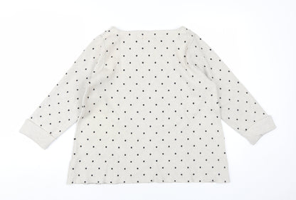 Womens UK Size L Cynthia Rowley Beige Pullover Jumper