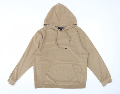 Brave Soul Women's Beige Medium Pullover Hoodie