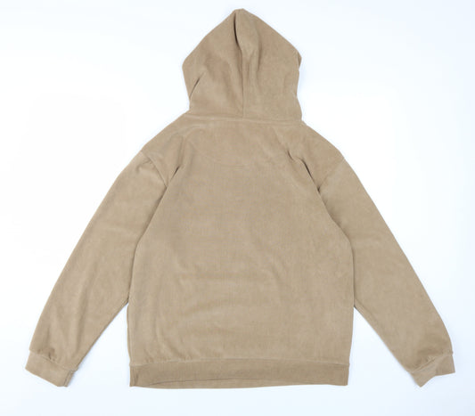 Brave Soul Women's Beige Medium Pullover Hoodie