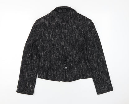 Principles Petite Black Cropped Jacket - Size 8