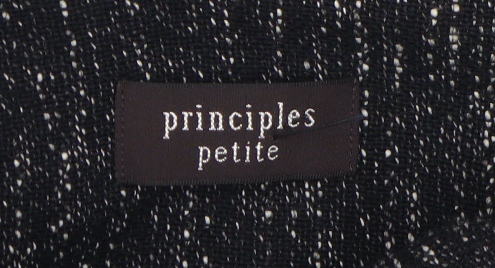 Principles Petite Black Cropped Jacket - Size 8