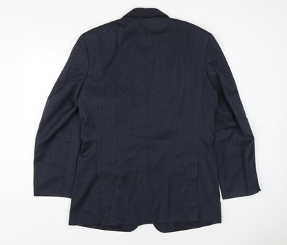 Mens UK Size 40 Marks and Spencer Regular Blue Suit Jacket