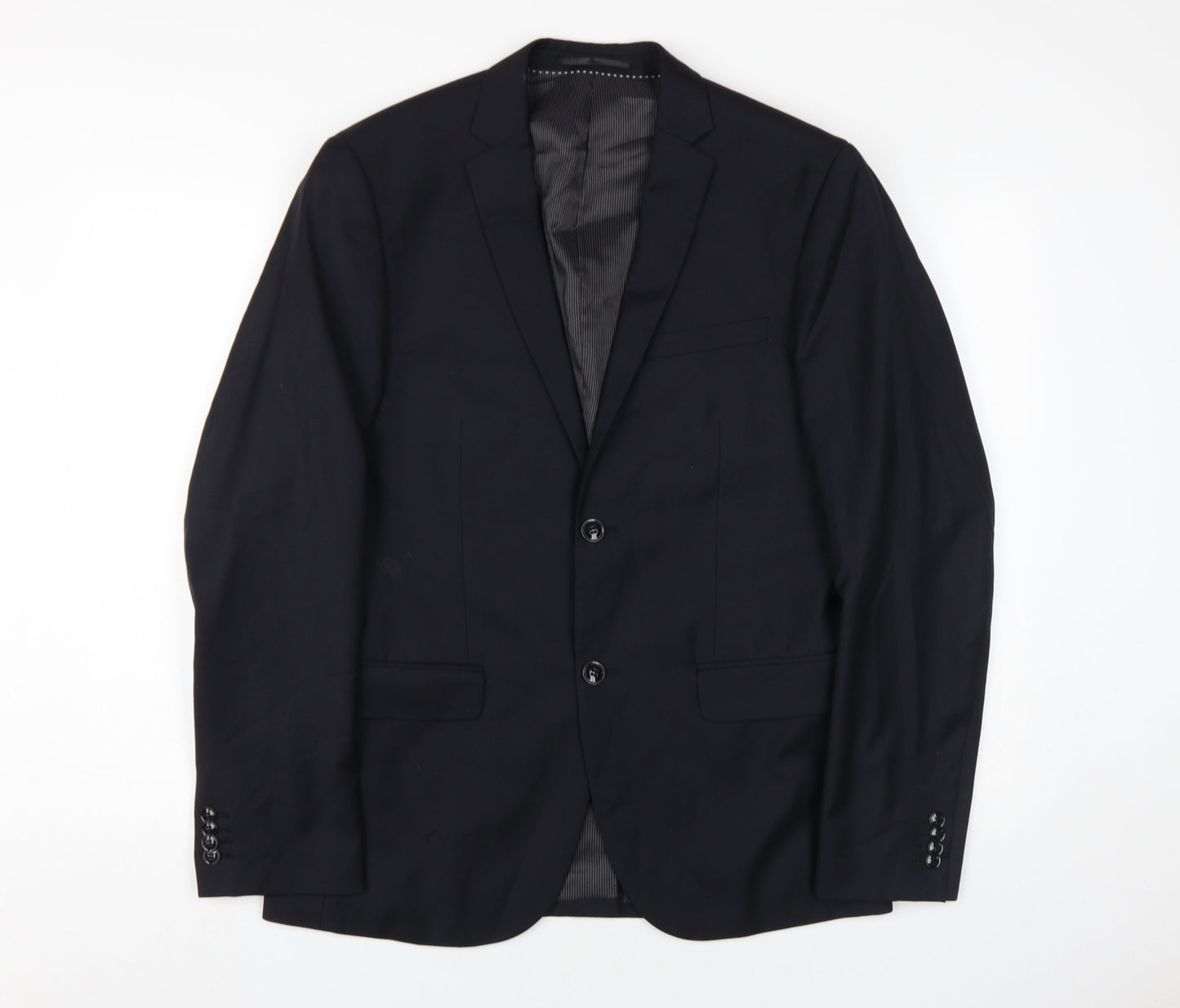 Mens UK Size 38 H&M Regular Black Suit Jacket