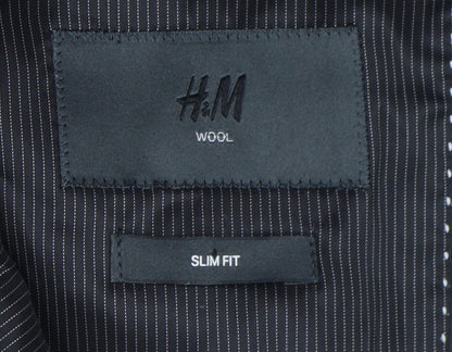 Mens UK Size 38 H&M Regular Black Suit Jacket