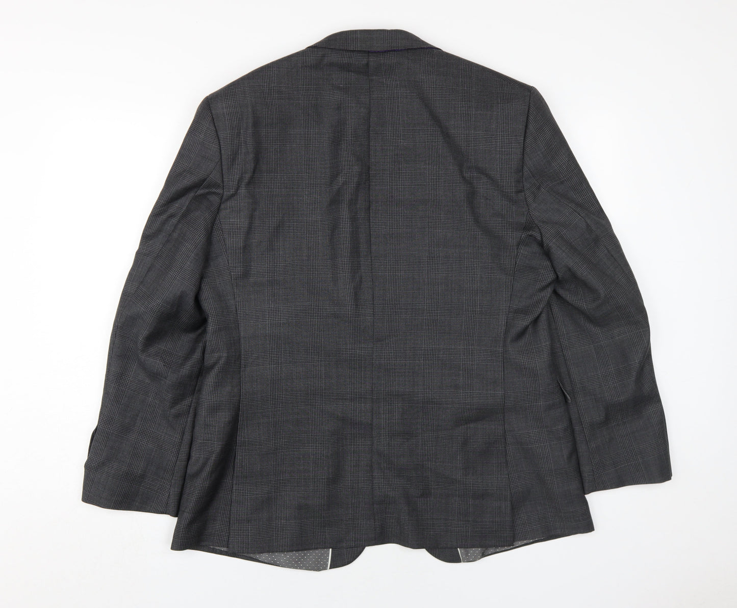Mens UK Size 42 Jeff Banks Regular Grey Suit Jacket