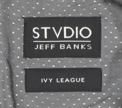 Mens UK Size 42 Jeff Banks Regular Grey Suit Jacket