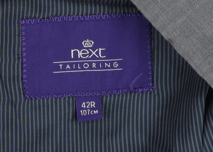 Mens UK Size 42 NEXT Regular Grey Suit Jacket