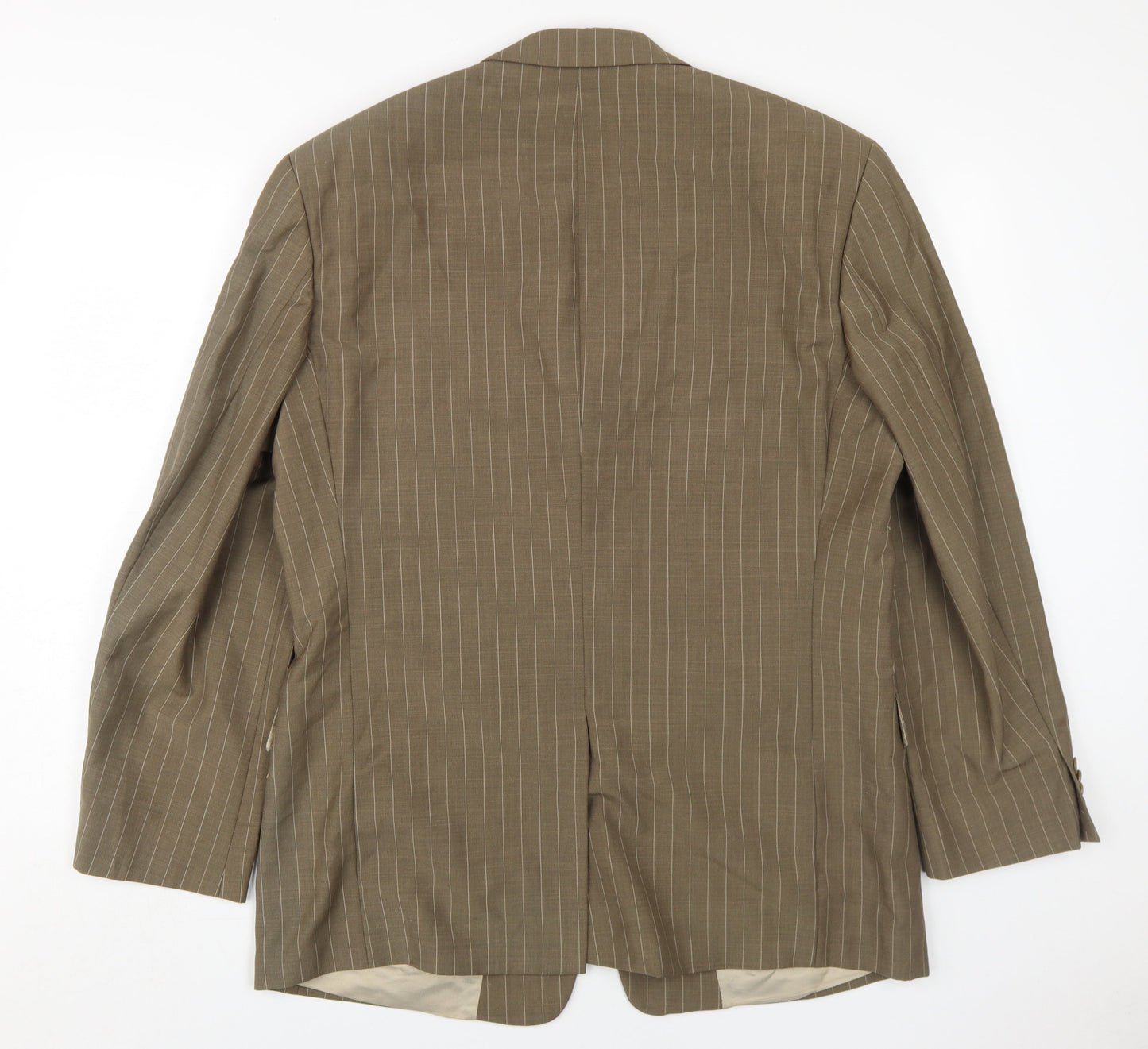 International Menswear Brown Striped Blazer Size 40R