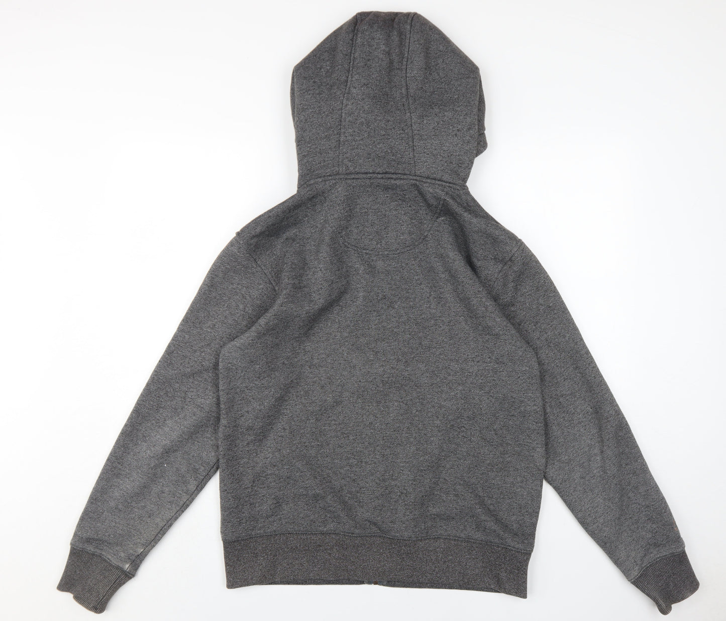 Mens UK Size M Soulcal & Co Grey Full Zip Hoodie