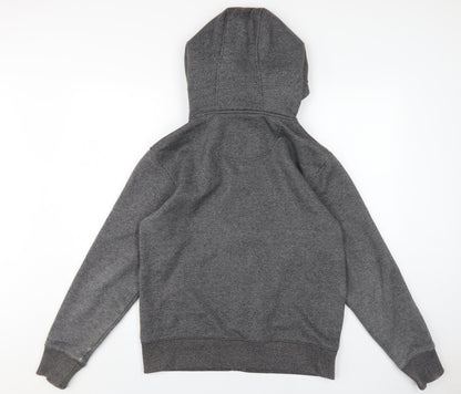 Mens UK Size M Soulcal & Co Grey Full Zip Hoodie