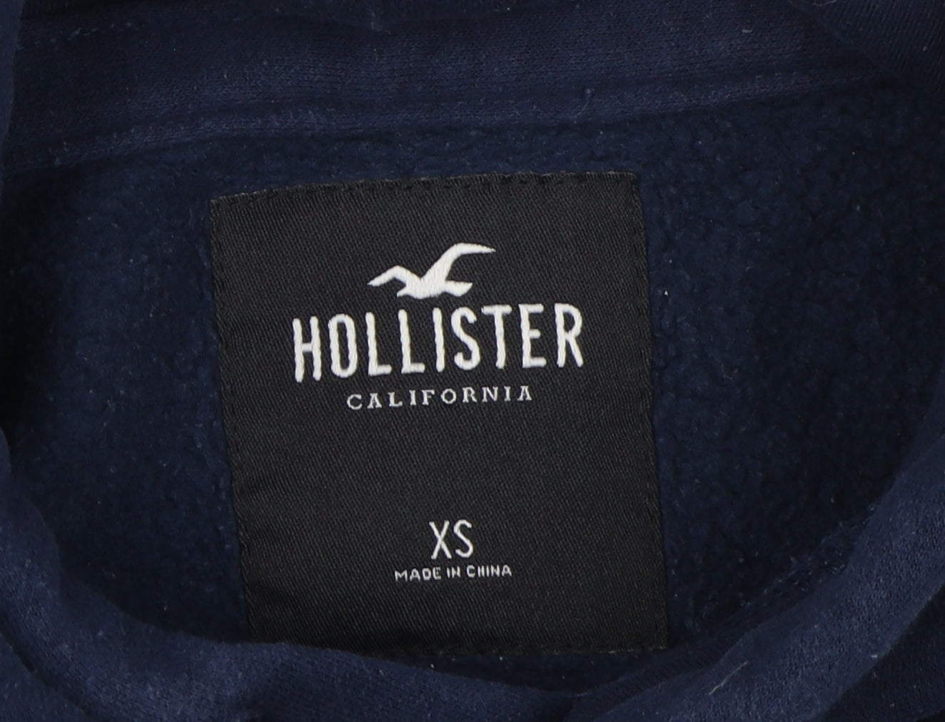 Mens UK Size XS Hollister Multicoloured Pullover Hoodie