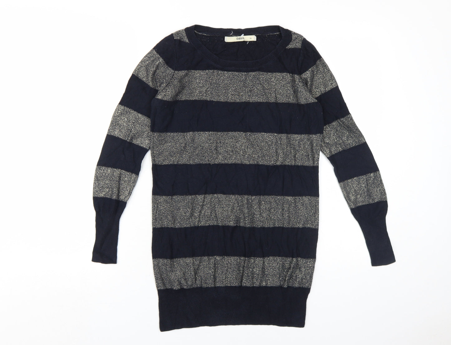 Womens UK Size XS Oasis Black Jumper Jumper
