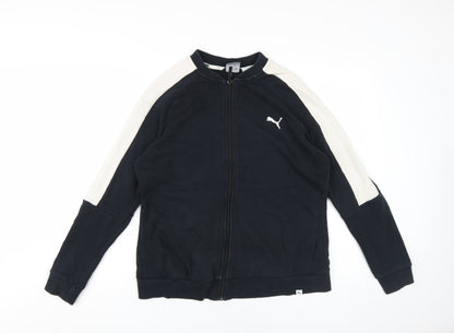 Puma Unisex Black XL Full Zip Sweatshirt
