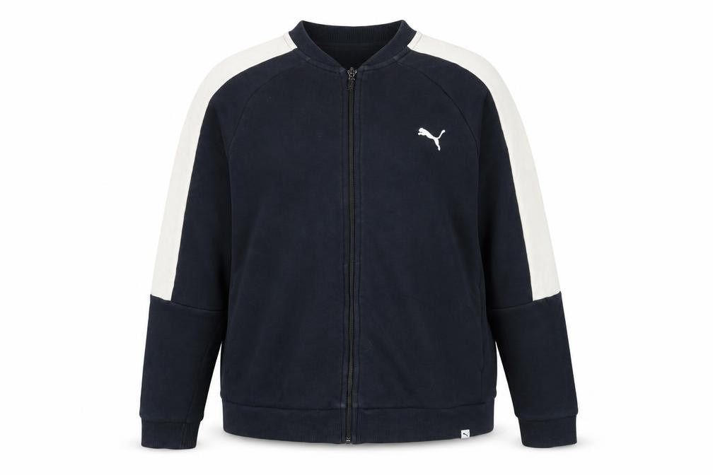 Unisex Adults UK Size XL PUMA Black Full Zip Sweatshirt