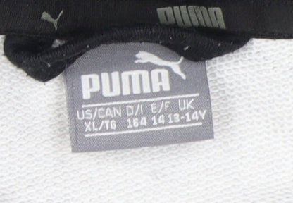 Puma Boys Grey Camouflage Full Zip XL Hoodie