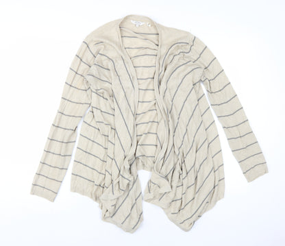 Womens UK Size 8 FatFace Beige Cardigan Jumper