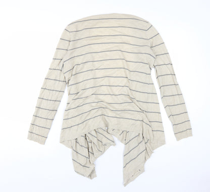 Womens UK Size 8 FatFace Beige Cardigan Jumper
