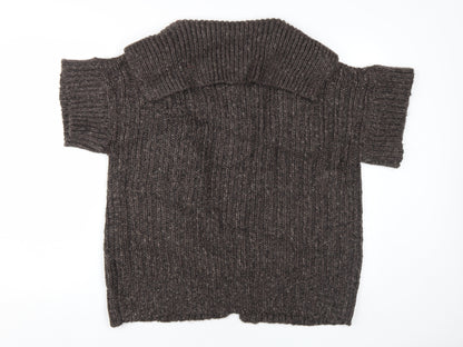 Great Plains Women's Brown Knit Cardigan L