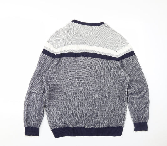 Blue Harbour Men's Blue Pullover Jumper, Size L