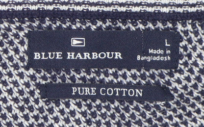 Blue Harbour Men's Blue Pullover Jumper, Size L