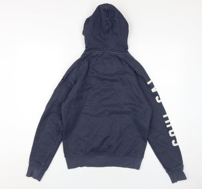 SoulCal & Co Blue XS Henley Hoodie Unisex