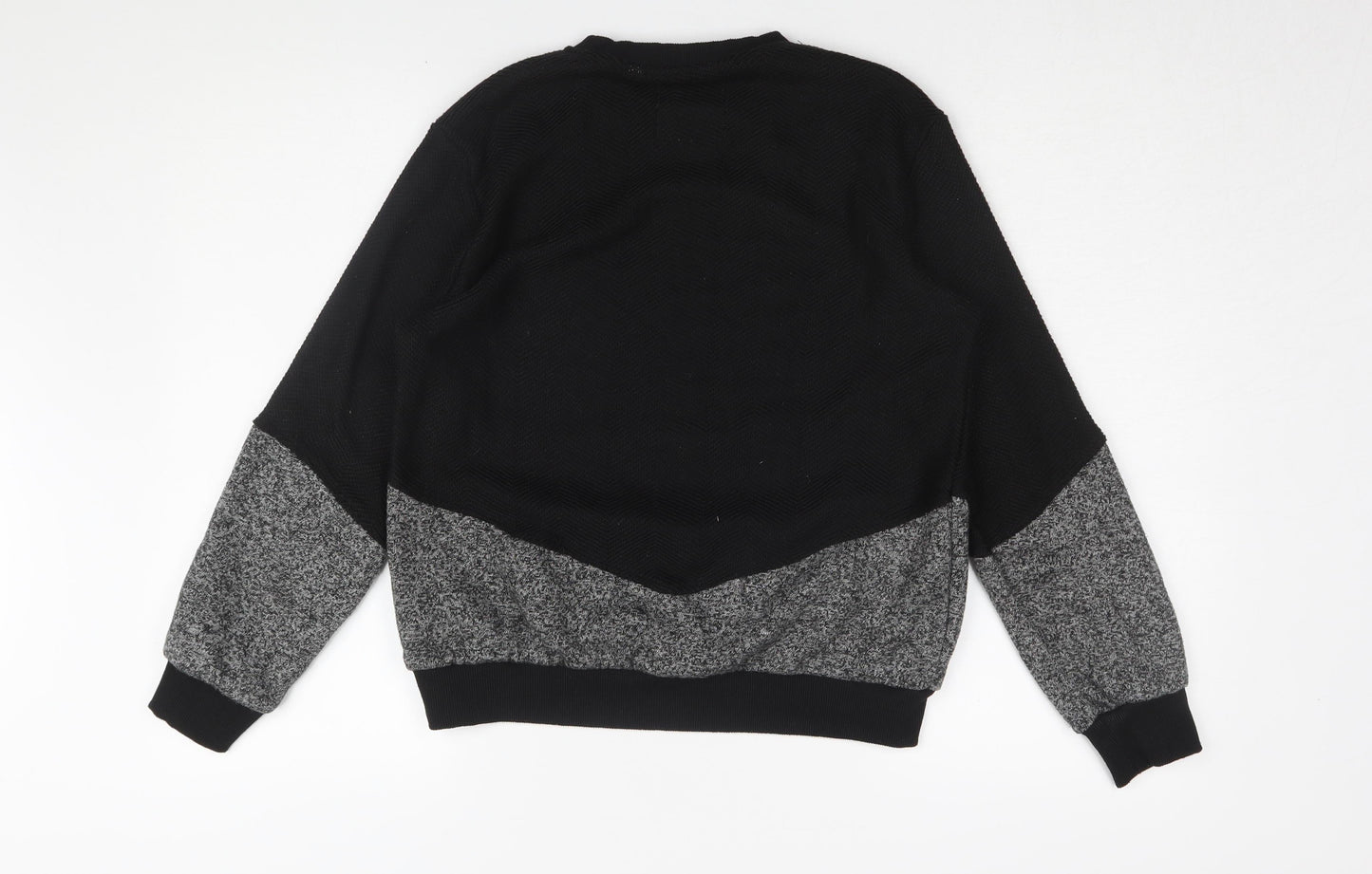 Soulstar Men's Black Pullover Jumper S Stylish Knit