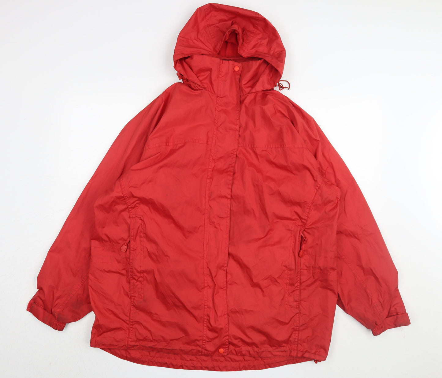 Mens UK Size M Bronte Red Parka Coat