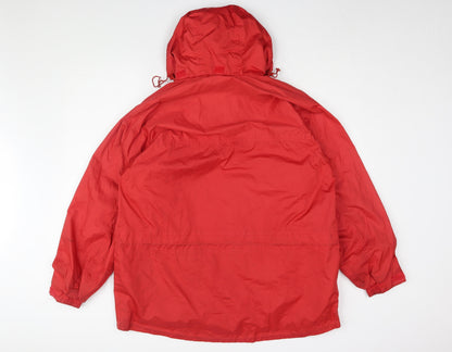 Mens UK Size M Bronte Red Parka Coat